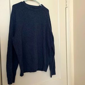 J crew crewneck navy sweater size: XL